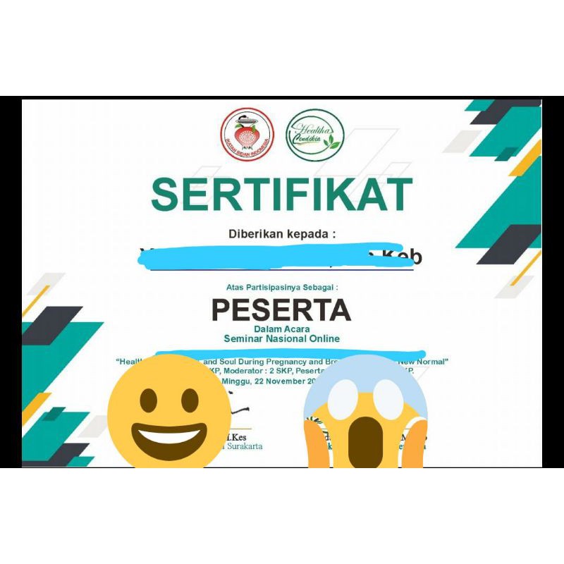 Jual Sertifikat Seminar Shopee Indonesia