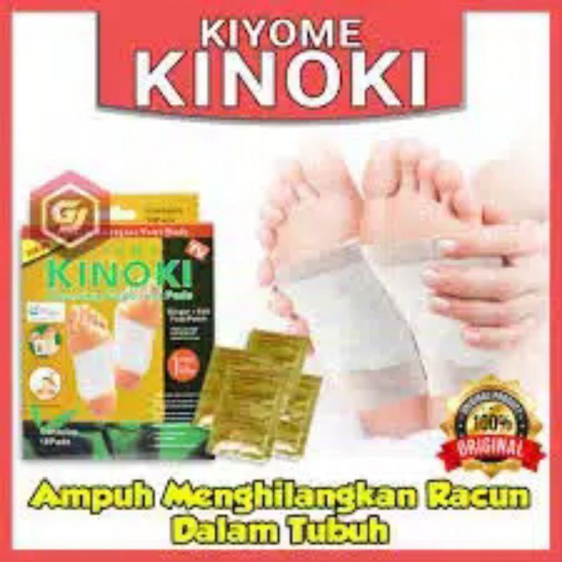 ORIGINAL KINOKI GOLD KOYO KAKI DETOX ORIGINAL ISI 10 PAD DALAM 1 BOX