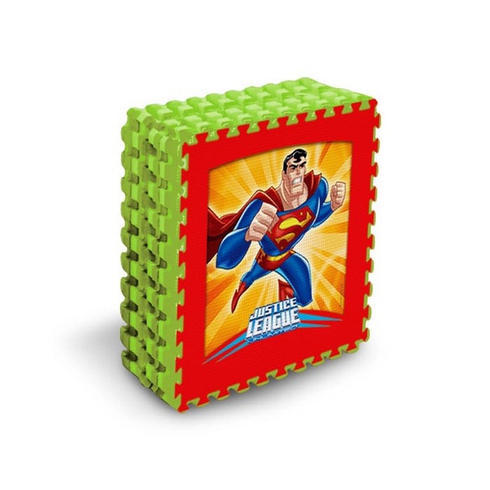 MOMBABY1 Edumat karpet matras evamat puzzle Justice League [8Lb] matras anak