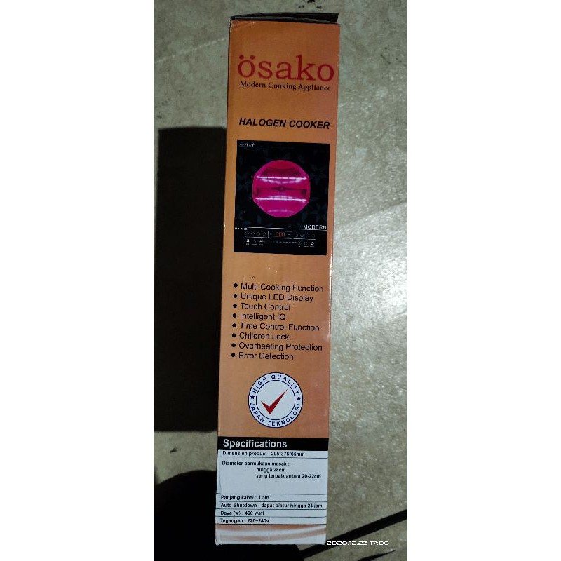 Kompor Listrik Osako
