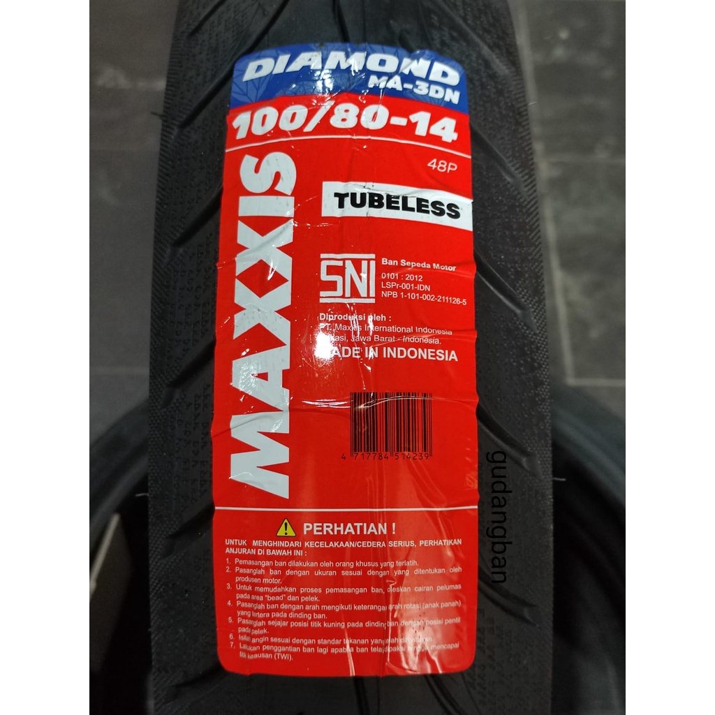 Jual Ban Maxxis Diamond Uk Tubeless Untuk Beat Mio Dan