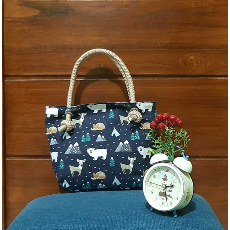 tas kanvas sumbu mini murah