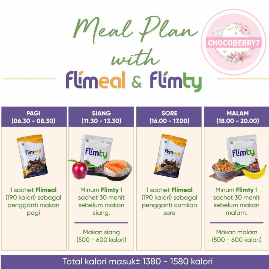 ECER Flimty Fiber Flimeal (Meal Replacement) Trial 1 SACHET