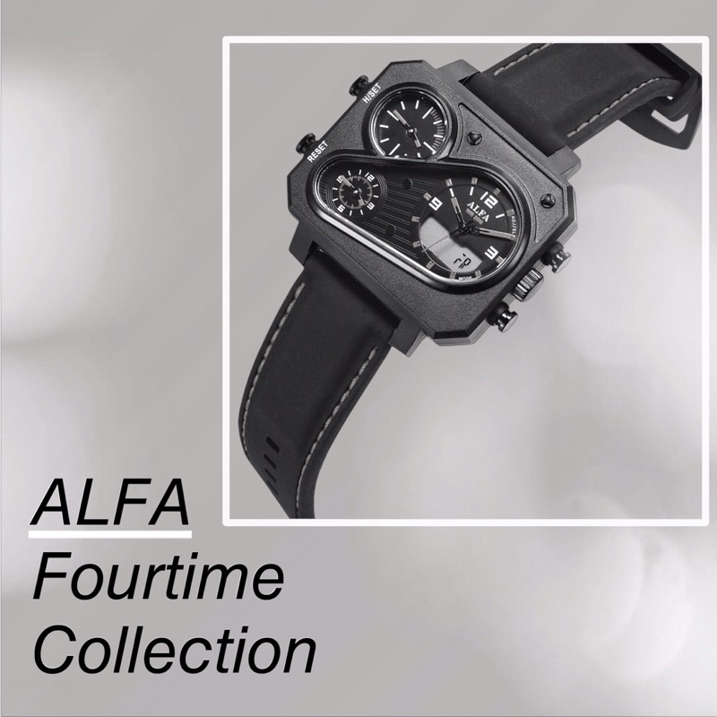 ALFA JAM TANGAN PRIA FOURTIME KARET TAHAN AIR 880068 ORIGINAL (2)
