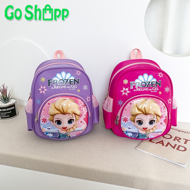 Tas Sekolah Anak Import Premium High Quality Terbaru - Tas Ransel Anak Motif Karakter 3D Timbul -  Tas Ransel Anak Sekolah SD - Tas Anak Karakter Frozen Elsa - Tas Anak Karakter McQueen - Tas Anak Karakter Spiderman - Backpack Anak Sekolah Unisex [BK17]