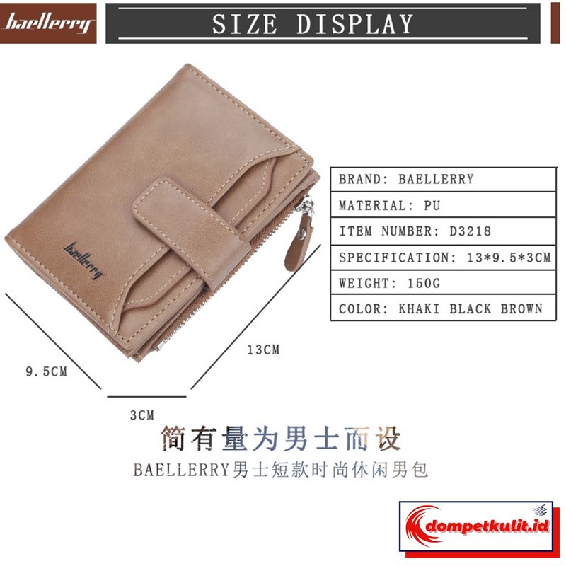 Dompet Pria Cowok Dompet Kulit Pria Dompet Baellerry Import Dompet Laki laki Pria Keren 01.ID