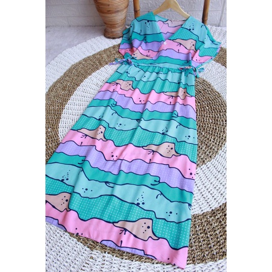 DASTER RAYON BUSUI DASTER KIMONO PANJANG MOTIF DASTER BUSUI