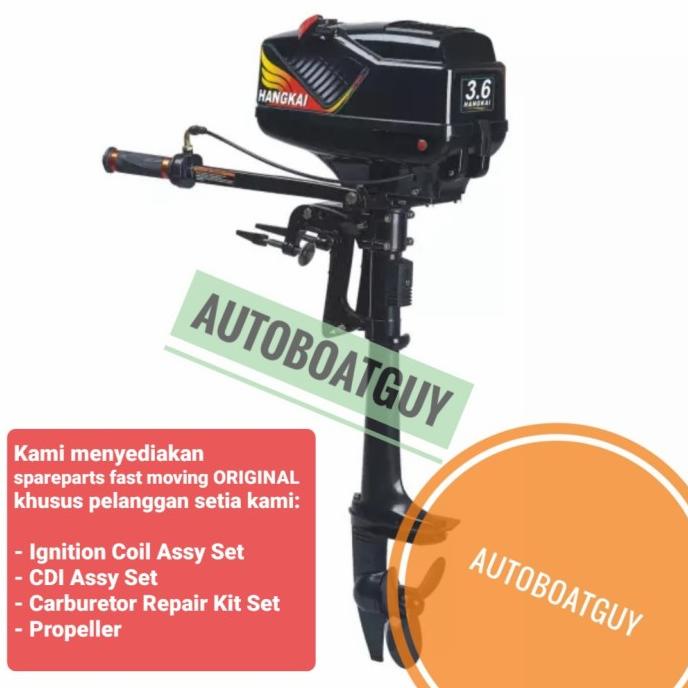 Mesin Tempel Hangkai 3,6 3.6 HP 2 Tak Kompatibel Yamaha Parsun