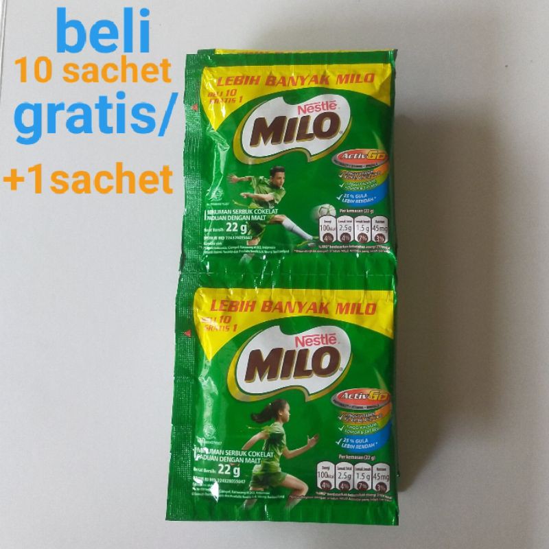 

SUSU MILO BUBUK MILO ACTIV GO MILO COKLAT SACHET NESTLE 1 RENTENG