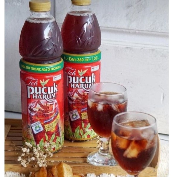 

teh pucuk/ekstra jumbo1,36 liter/1360ml 1 dus isi 6