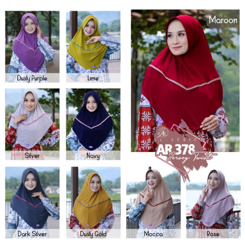 New arrafi bergo daily by arrafi  new ar 378 cod terlaris hijab arrafi