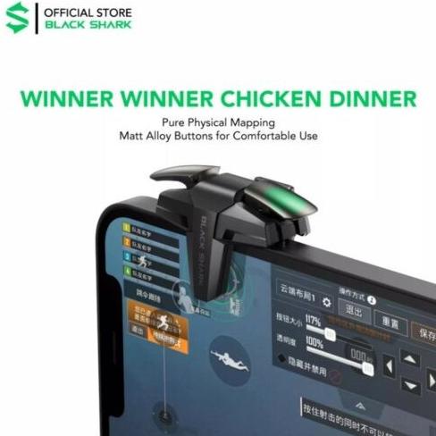 BLACK SHARK HGK02 SPLIT TYPE GAMING TRIGGER L1 R1 GAME HP BLACKSHARK