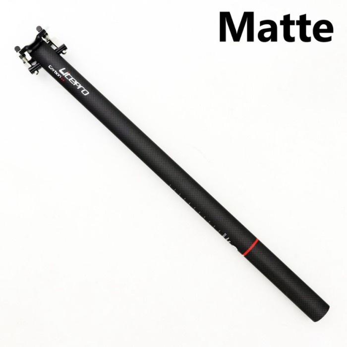 Seatpost Original LITEPRO CARBON 33,9x540mm black Matte - Black matte