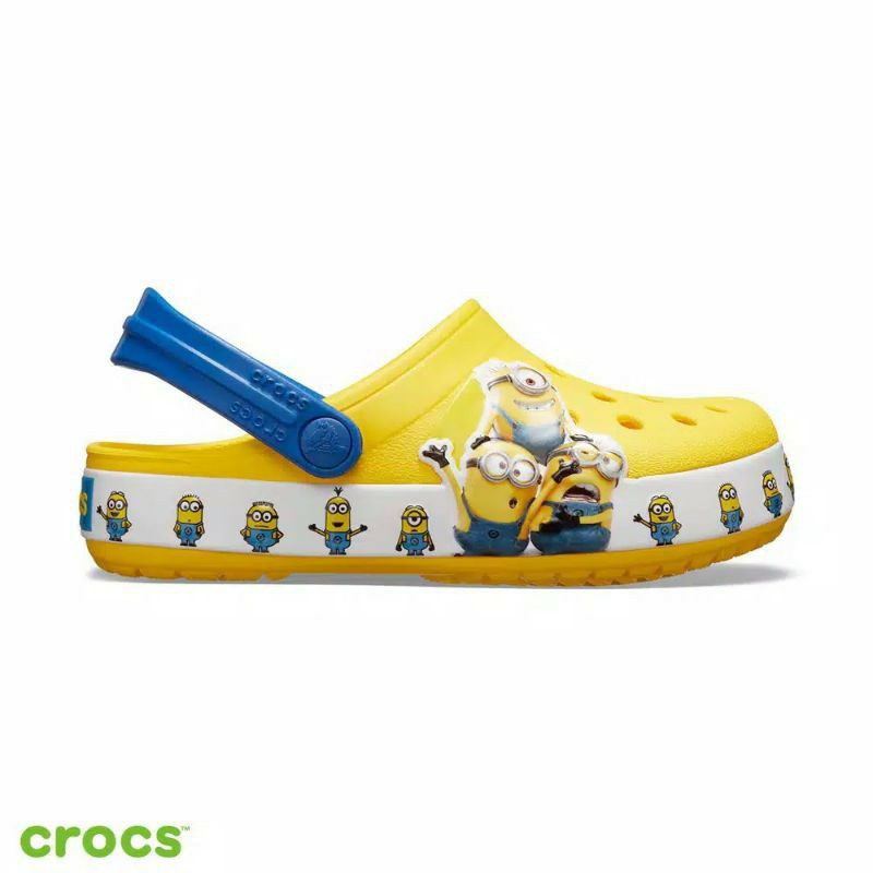 SANDAL LED CROCS FUN LAB MINION MINIONS LED CLOG