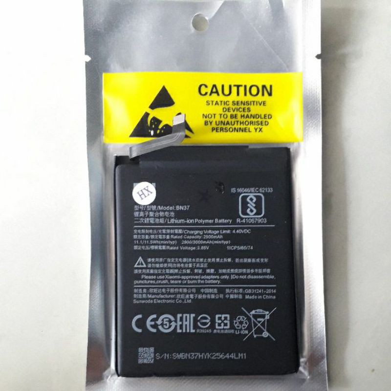 Batrai/Batrei Xiaomi Redmi 6 BN 37 BN37 ORI