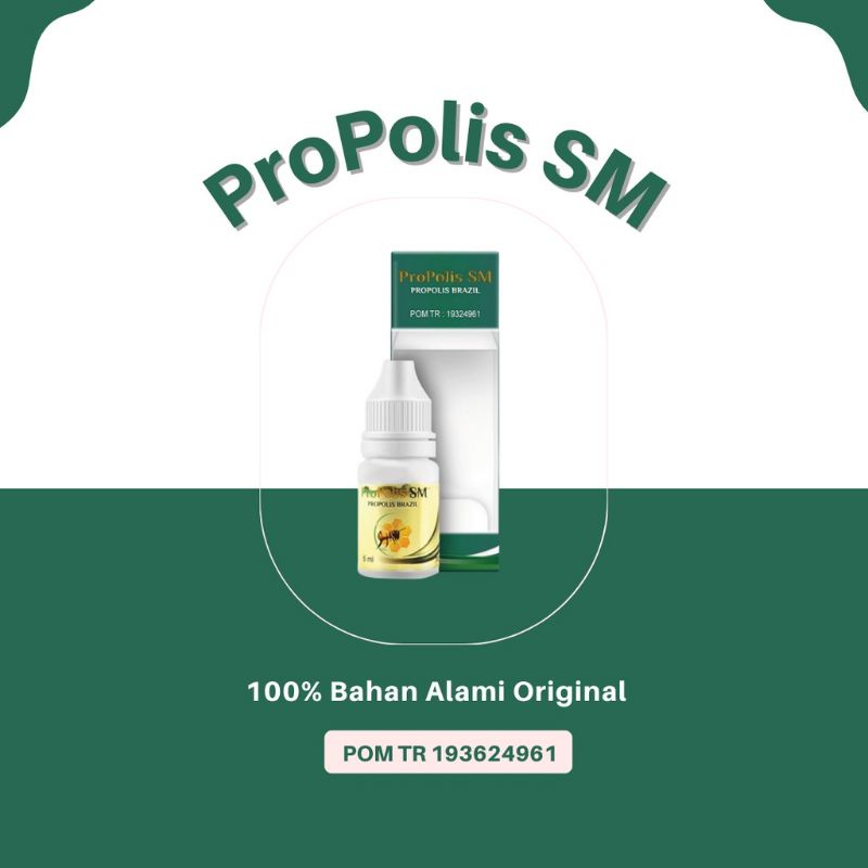 Propolis SM 6 ml Original - Anti virus bakteri jamur