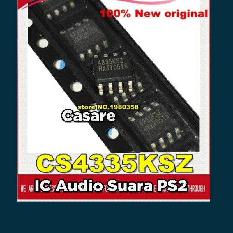 IC AUDIO PS2 CS4335K