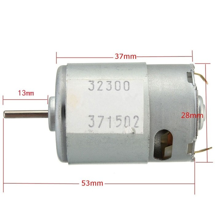 Dinamo DC 3-12V Large Torque High Speed Motor 9V 20W