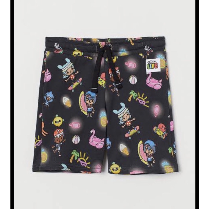 Preloved celana pendek shorts TOCA LIFE X H&M 7-8Y