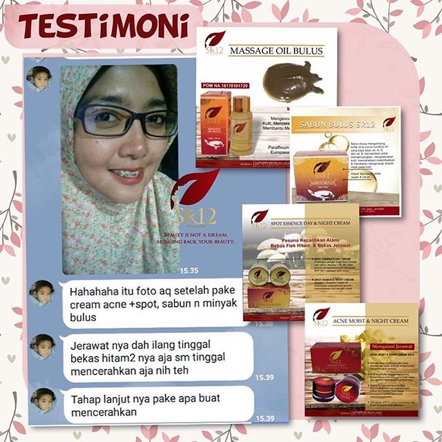 Krim Tumpas Jerawat BPOM Acne Moist Cream SR12 Menghilangkan Jerawat Dan Bekas Jerawat