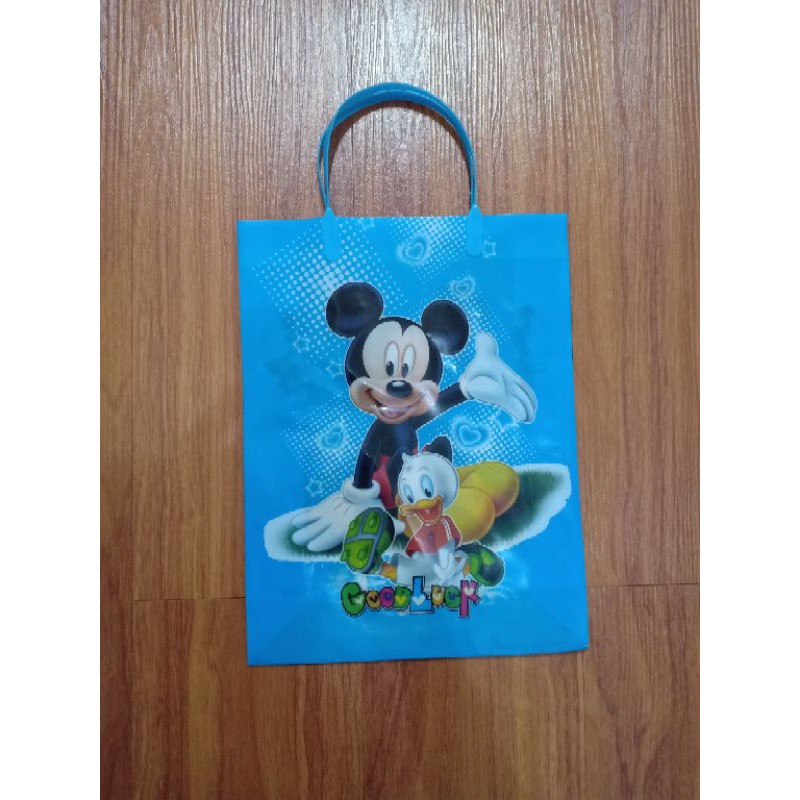 Tas tenteng plastik mickey Mouse