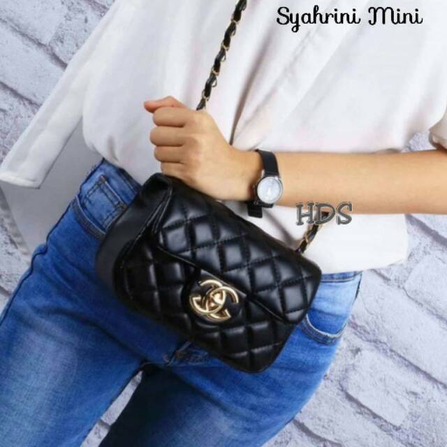 Slingbag syahrini mini tas selempang tas mewah harga murah tas lokal tas wanita terbaru