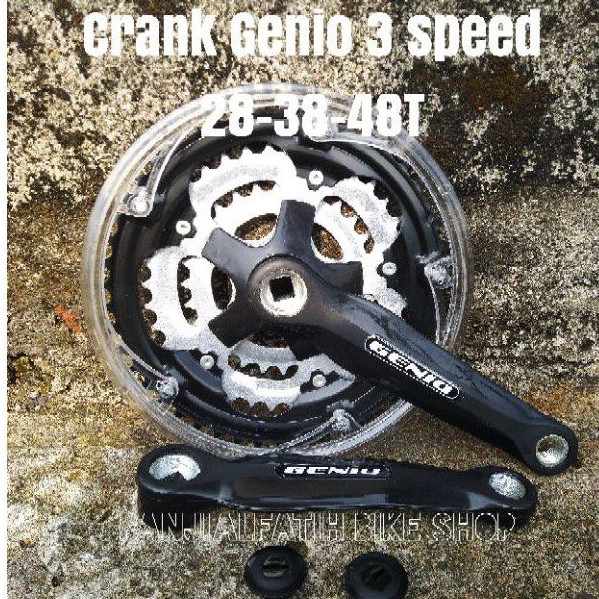 Genio Crank 3 Speed Crank MTB 3 Speed