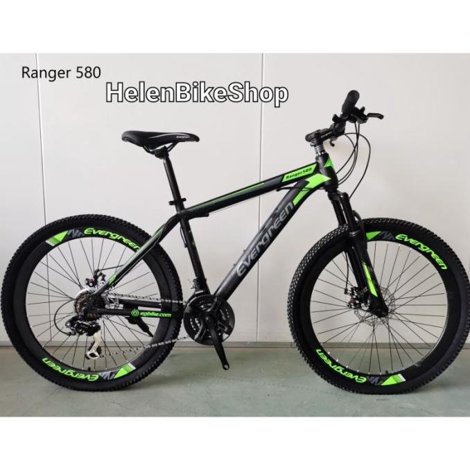 NY267 SEPEDA GUNUNG MTB 26 INCH EVERGREEN RANGER 580 KHUSUS JNE JTR AT FDGDF34545