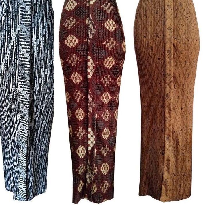 Tidak Diragukan.. Rok Plisket Batik Jarik Instan Bawahan Kebaya Bridesmaids Wisuda Lamaran Jumbo
