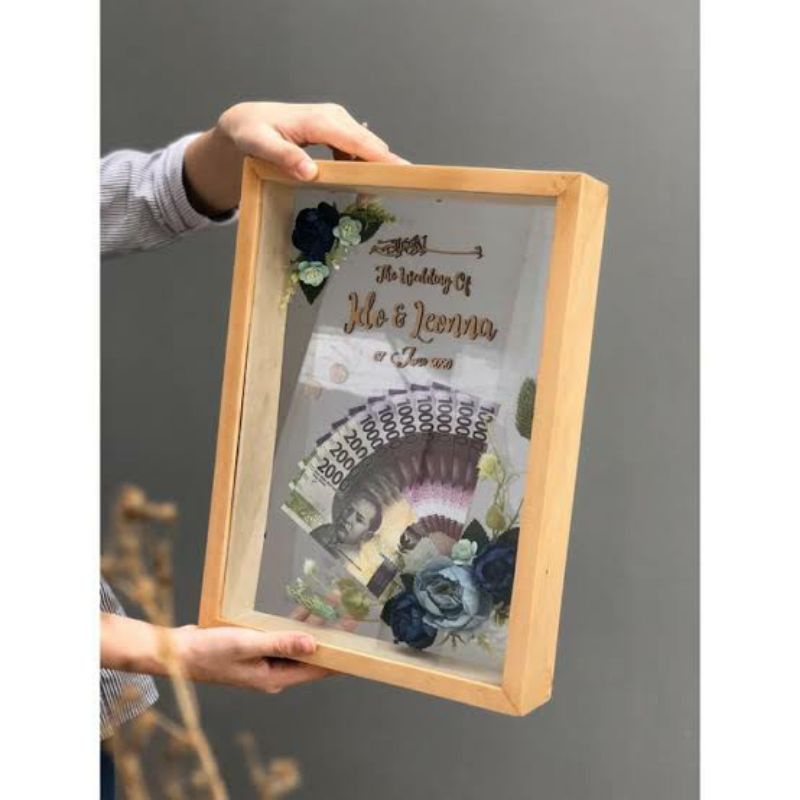 Pigura/Frame 3D Ukuran A4 (21×30)cm + Kaca Acrylic Anti Pecah Termurah
