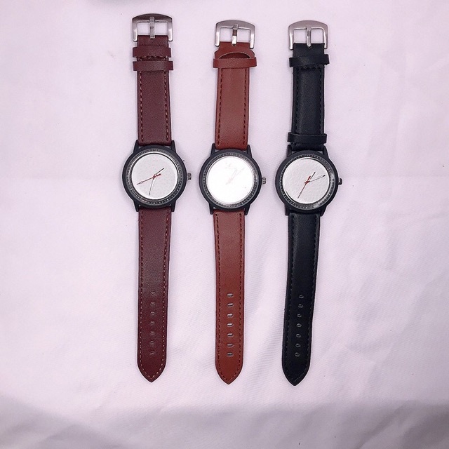 ✅COD JAM TANGAN PRIA FASHION ANALOG QUARTZ KULIT JAM TANGAN MURAH JAM TANGAN PRIA M24