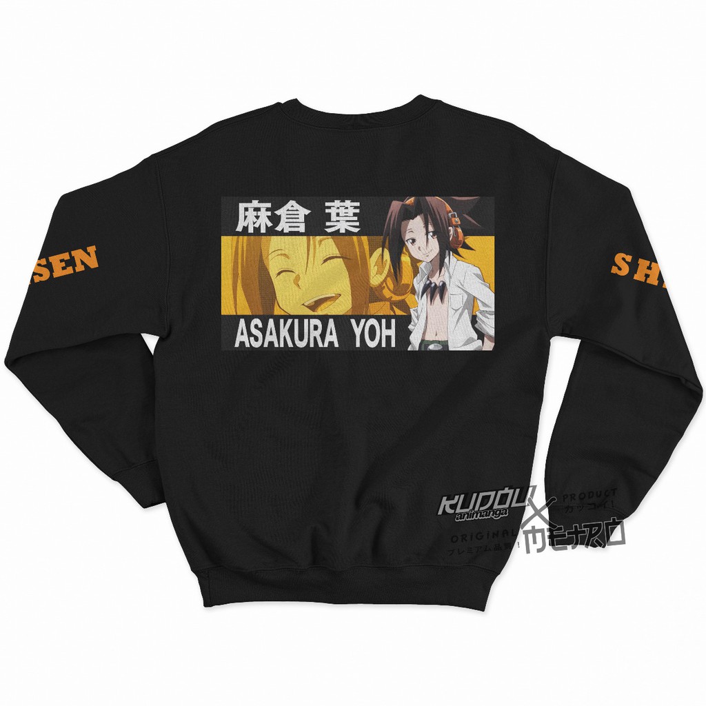 Crewneck Asakura Yoh Anime Manga Shaman King Premium Fleece