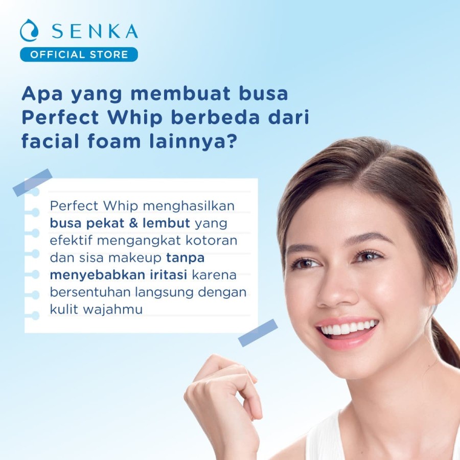 SENKA Perfect Whip Facial Foam 50g 100g 120g | clay white fresh anti shine collagen acne