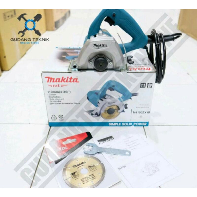 MAKITA M4100ZX1B / Mesin Potong Kramik Granit Makita M4100ZX1B murah dan berkualitas