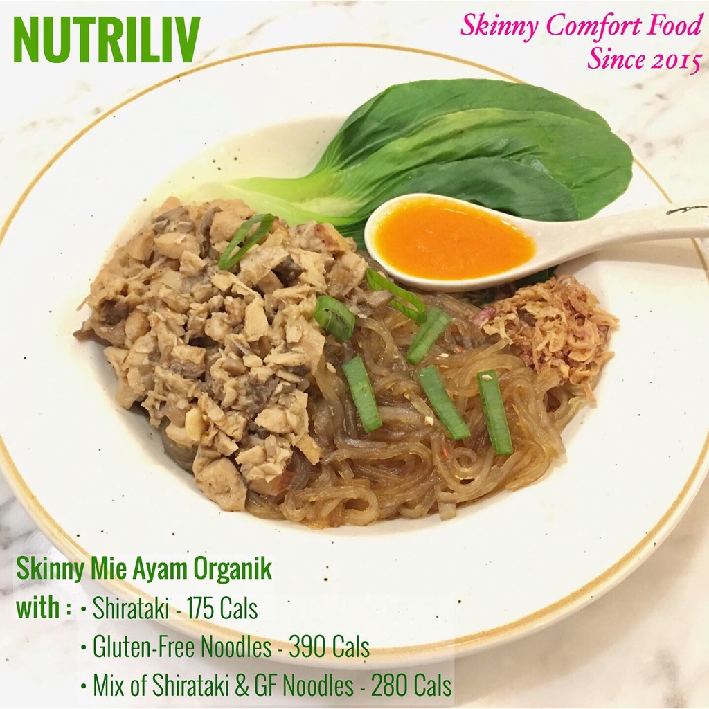 

Nutriliv Skinny Mie Ayam Organik Shirataki - 175 Kalori