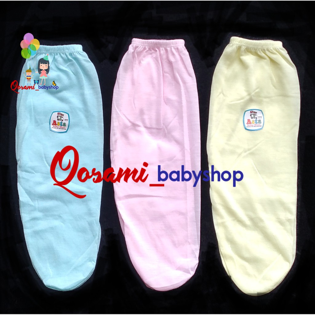 ASTA KIDS 6 pcs Celana Panjang Tutup Kaki Bayi Polos SNI