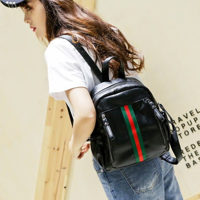 [COD] LB - Tas ransel import fashion stylish model kekinian banget / Ransel keren free gantungan 160