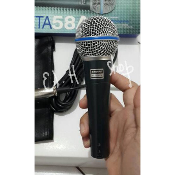 TKT Mic shure BETA 58A non switch /mic kabel shure BETA58 no on-off/MIC karaoke/mic ktv ☺