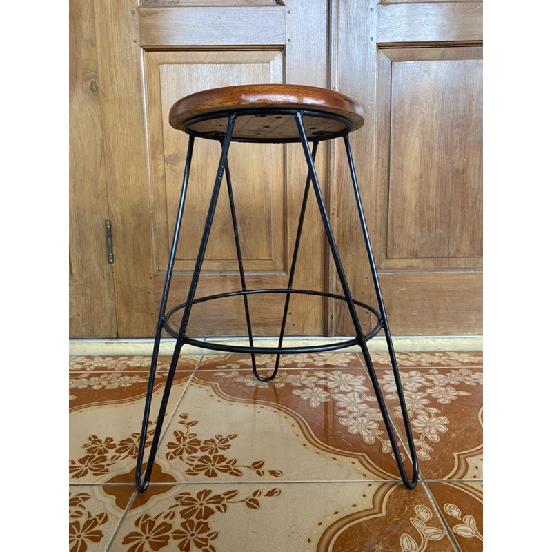 kursi bar / kursi cafe / kursi coffee shop / kursi bakso tinggi 60 cm