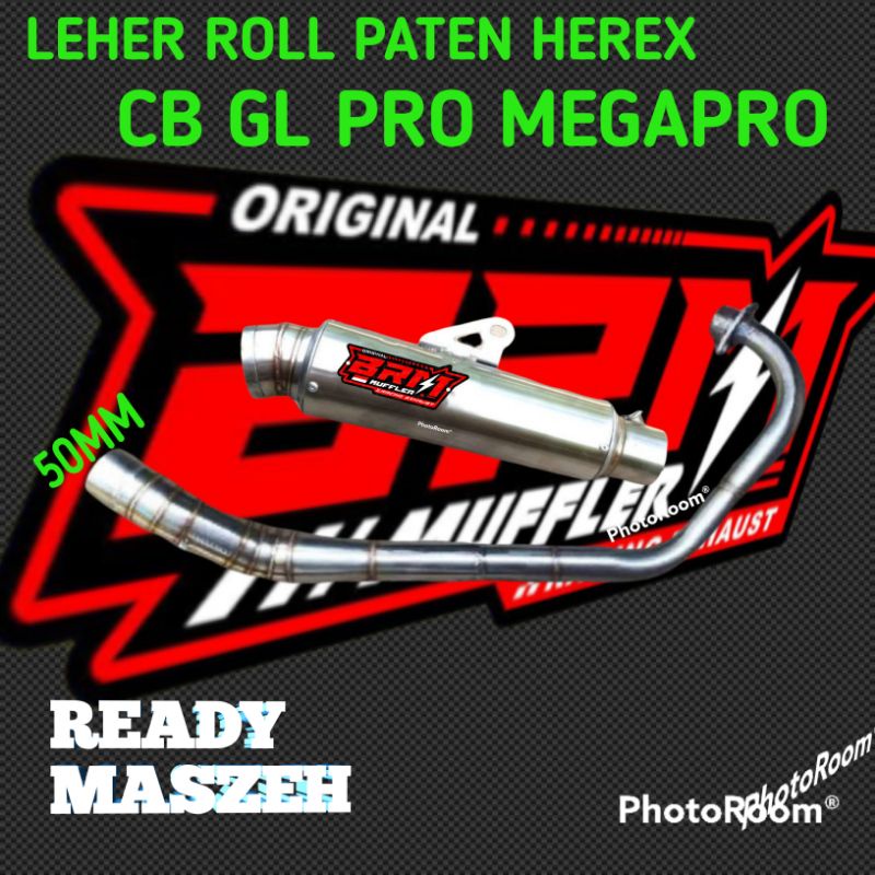 Knalpot BRM KOMPETISI MEGAPRO GL PRO CB HEREX LEHER PATEN bukan dsm dpj cts