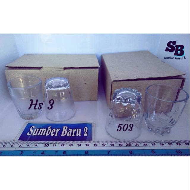 Gelas Kaca Mini Sloki Souvenir Zamzam