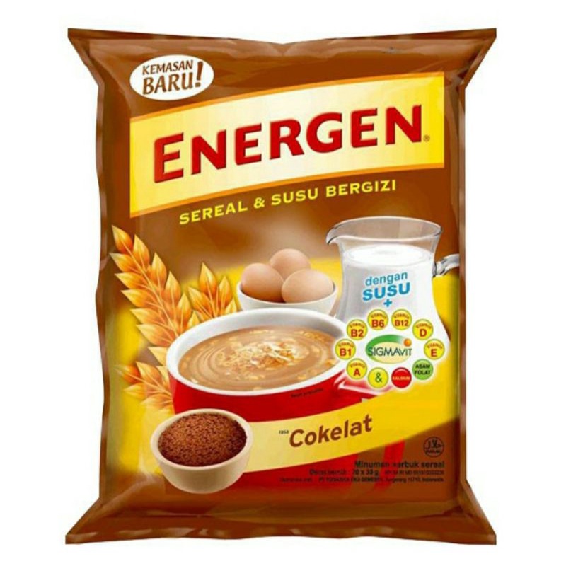 

Energen Coklat renceng (isi 10 sachet)