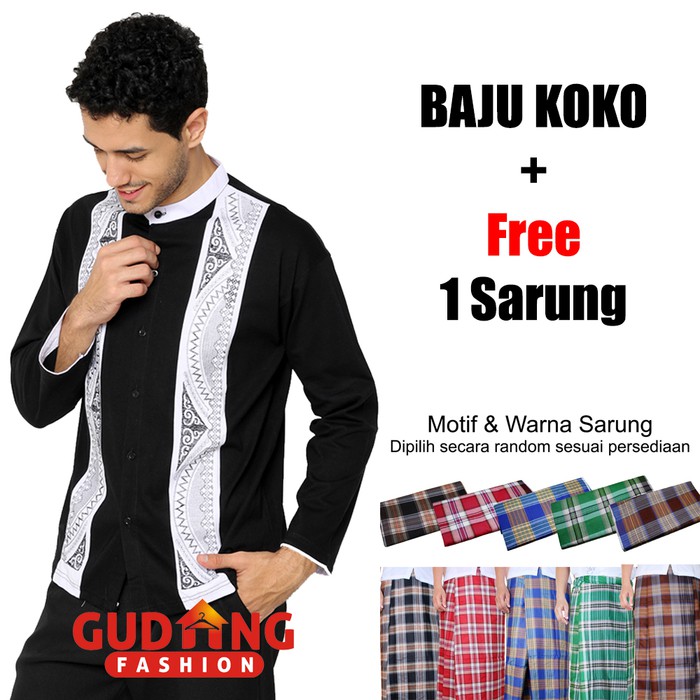 Baju Koko Kurta Changi Jubbas Pria Remaja Dewasa Distro Bandung Termurah Grosir Pakaian Koko P 47SBU