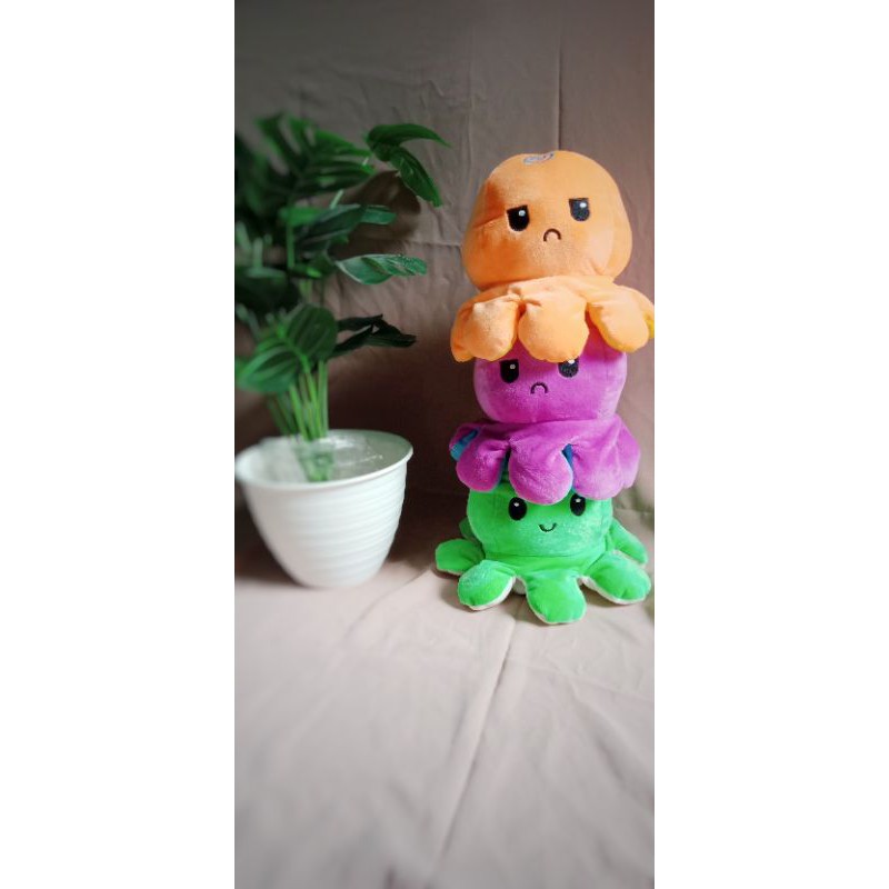 BONEKA GURITA/OCTOPUS/TIKTOK VIRAL/MOOD/REVERSABLE