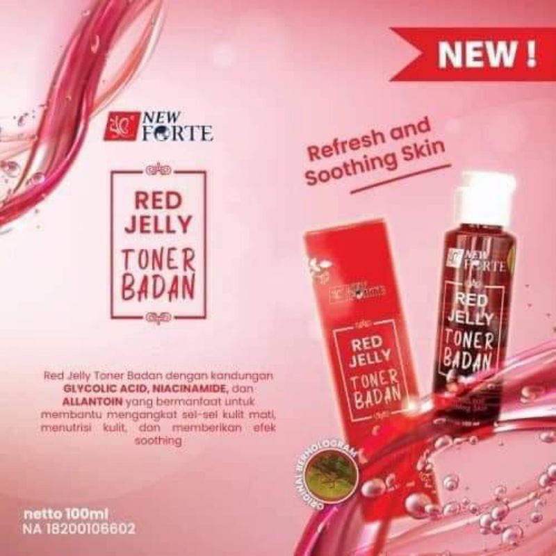 Toner Badan Red Jelly