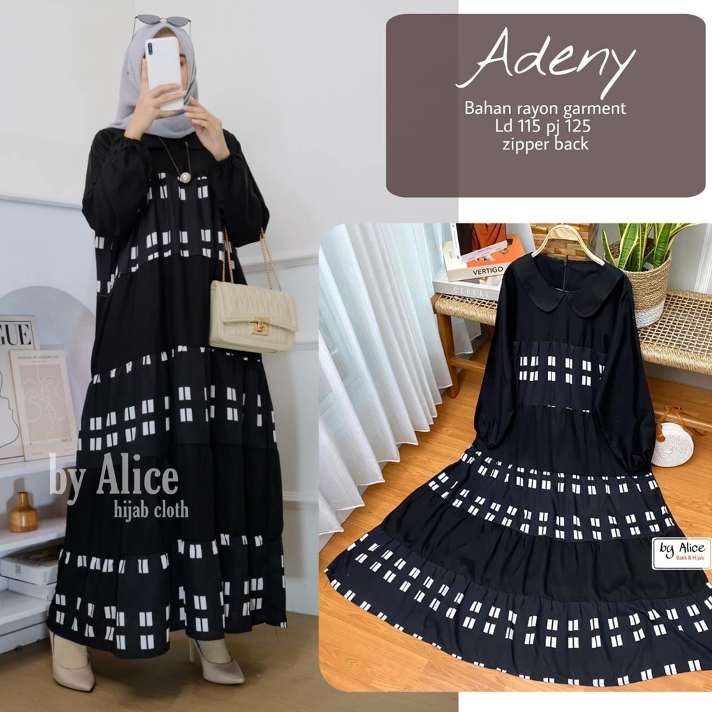 Gamis Midi All Model Matt Rayon HQ Original Alice