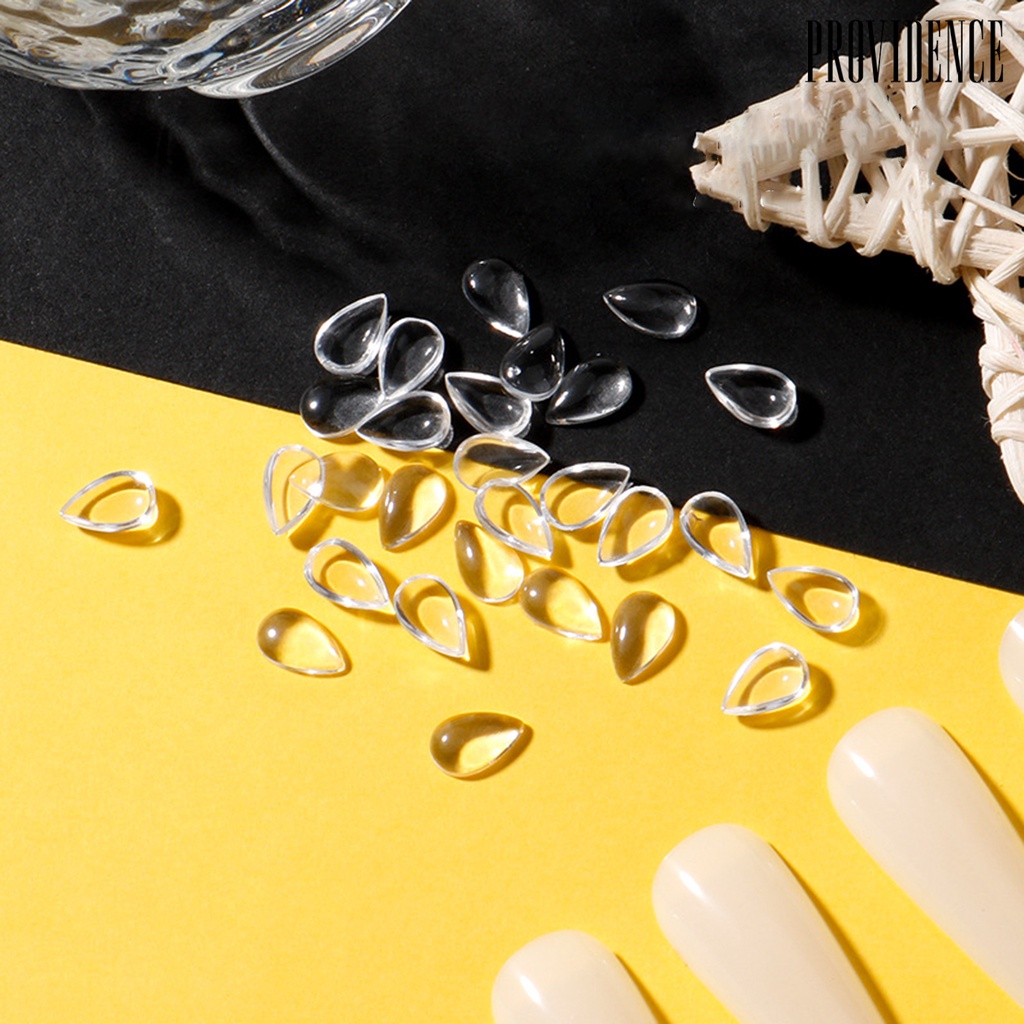 Providence 100pcs / Set Ornamen 3d Bahan Resin Translucent Untuk Dekorasi Nail Art Charms