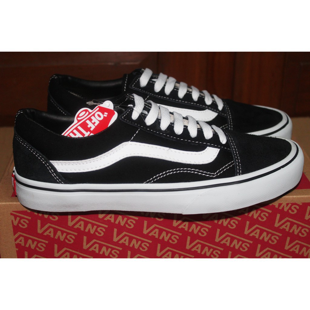 Vans Sepatu Vans Old School Vans Original Black White Chekerboad Navy Maroon Classic Pria Wanita