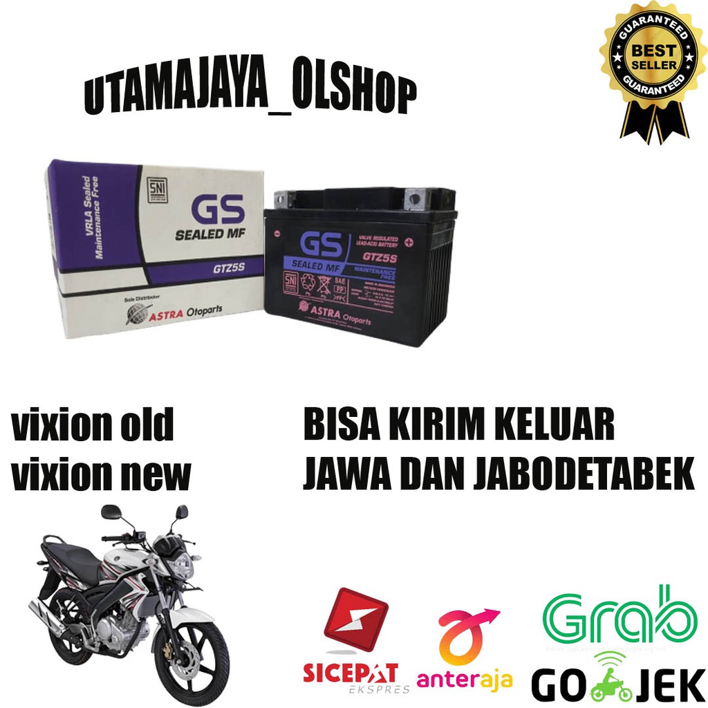 AKI KERING GS ASTRA ORIGINAL GTZ5S YAMAHA VIXION OLD DIJAMIN ASLI