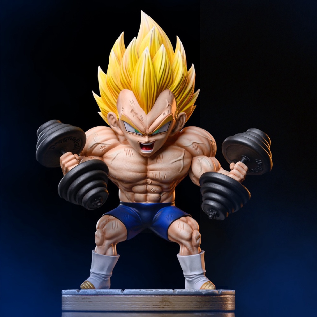 Mainan Action Figure Model Anime Dragon Ball Goku Gohan Vegeta Otot Bahan PVC Untuk Hadiah